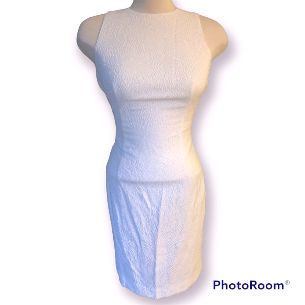 *H&M* white mini dress
